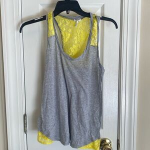 Splendid lace tank top